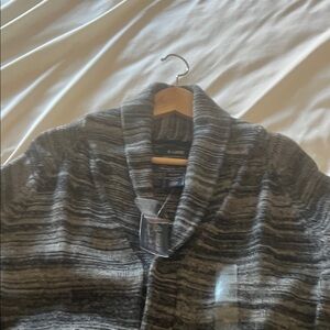 American Rag Men's Gray Shawl Collar Cardigan Sweater